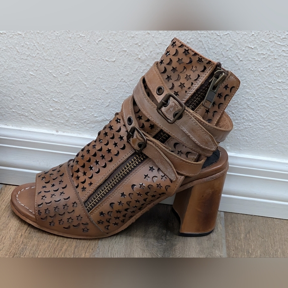 Freebird Teresa Bootie Tan Leather Women’s Size 12 - Picture 5 of 10